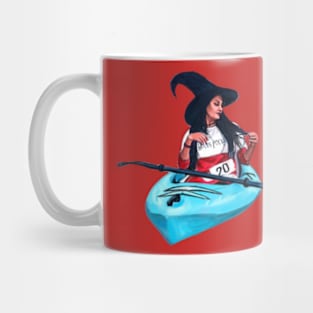 Paddleboarding Witch Mug